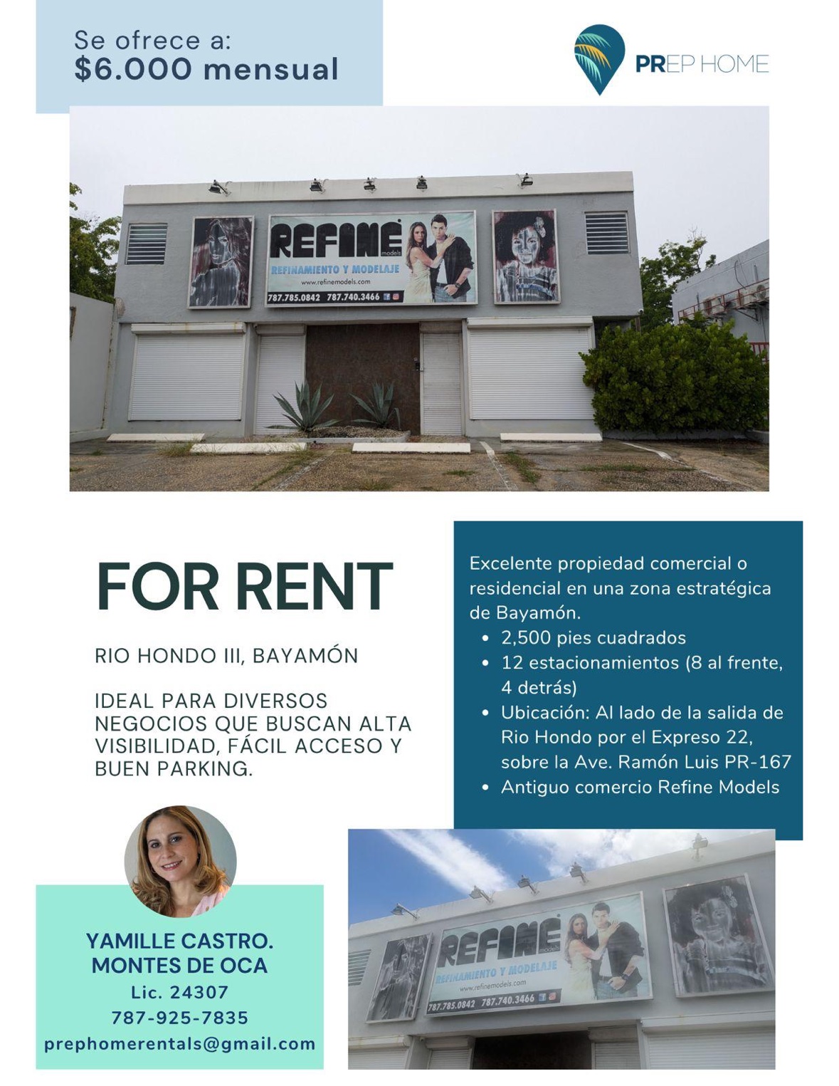 Flyer for Commercial Property for Rent — Rio Hondo III, Bayamón