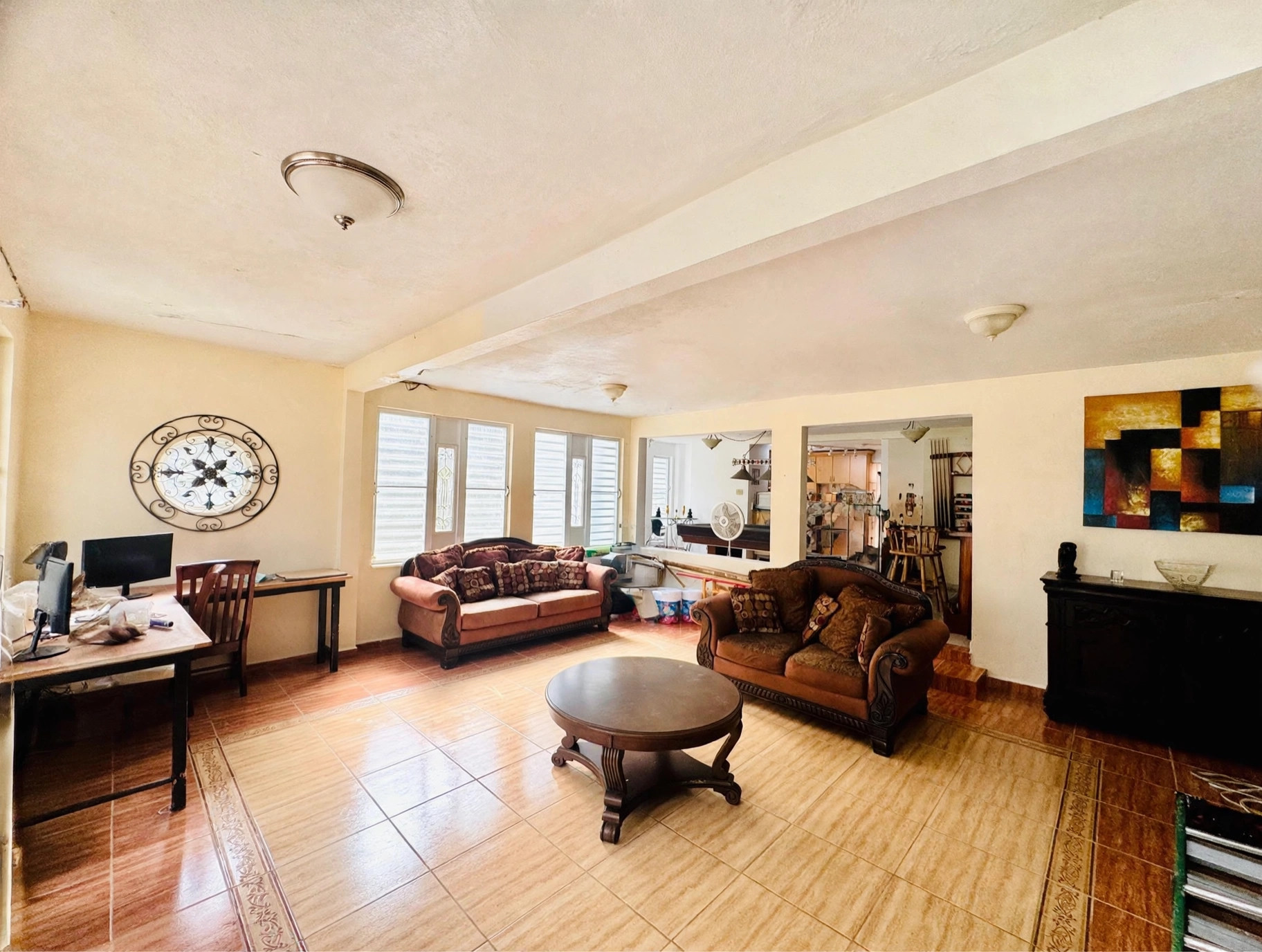 Living room of the Isabela house for sale